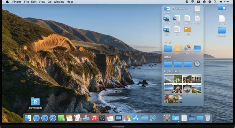 맥북 바탕화면 파일 자동정렬