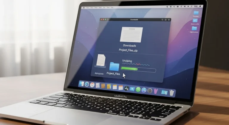 맥북 압축파일 한글 깨짐