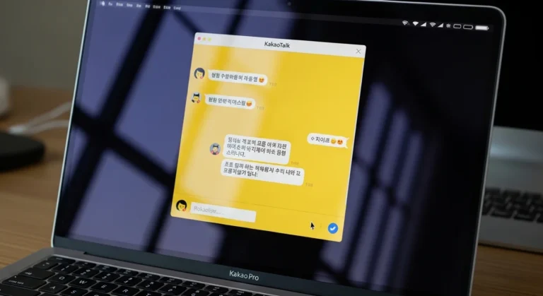 맥북 카톡 줄바꿈 설정