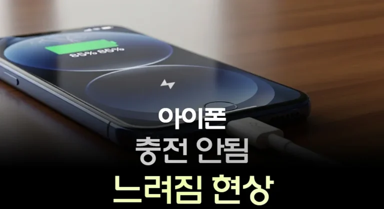 아이폰 충전 안됨