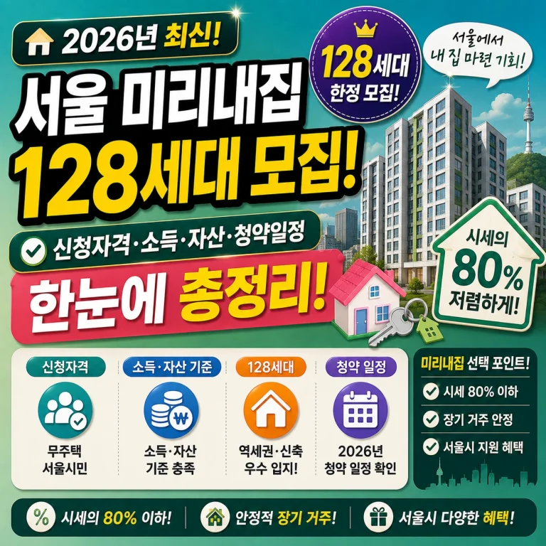 2026 서울 미리내집