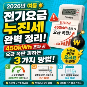 여름 전기요금 누진세